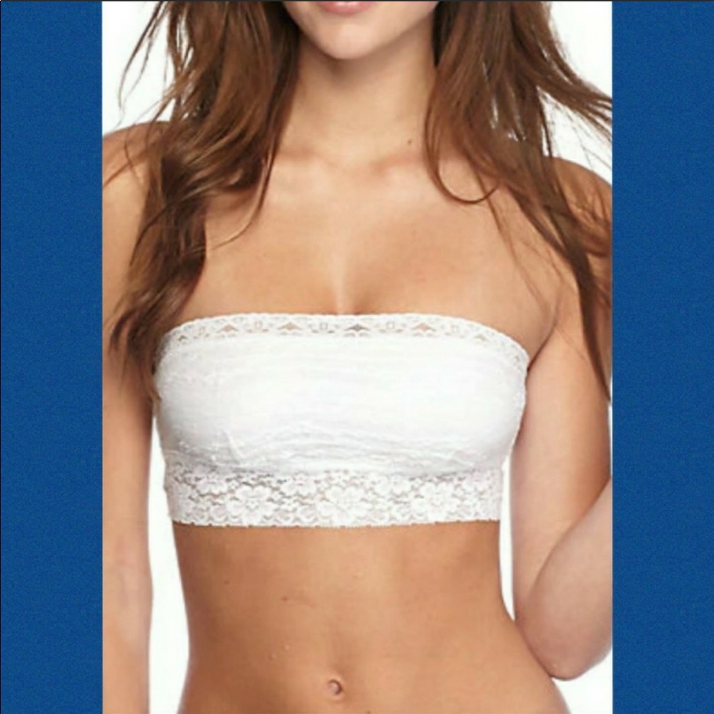 Intimately Free People | Lace Trim White Bandeau